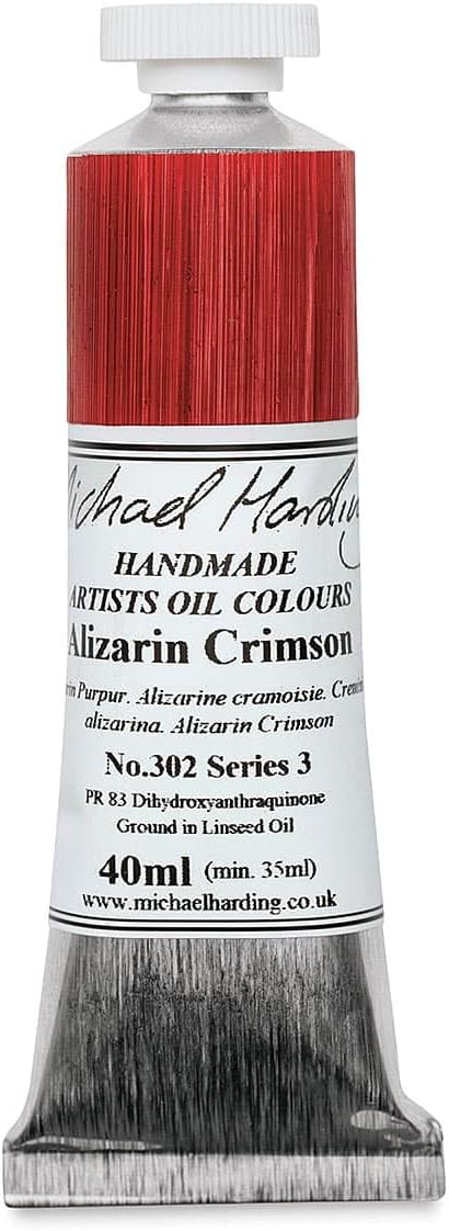 Michael Harding Oil Colour : 40ml Alizarin Crimson