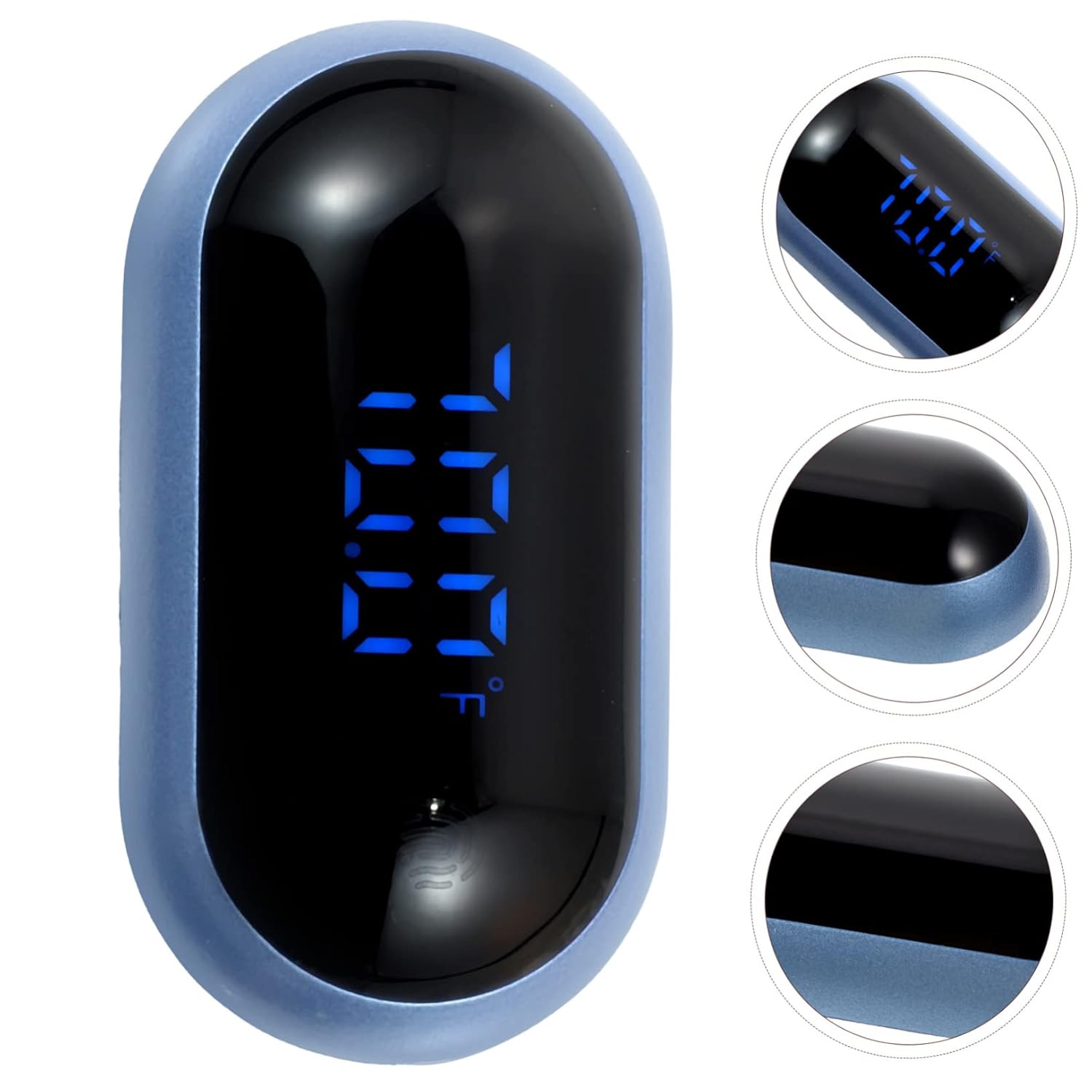 BESPORTBLE 4pcs LED Digital Fish Tank Thermometer Compact Adhesive Temperature Gauge for Aquariums Easy to Use High Definition Display for Home Fish Tank Supplies