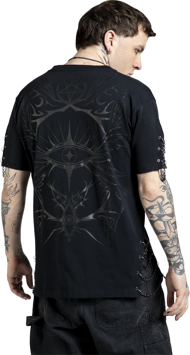 Gothicana by EMP Hombre Camiseta The Void Negro