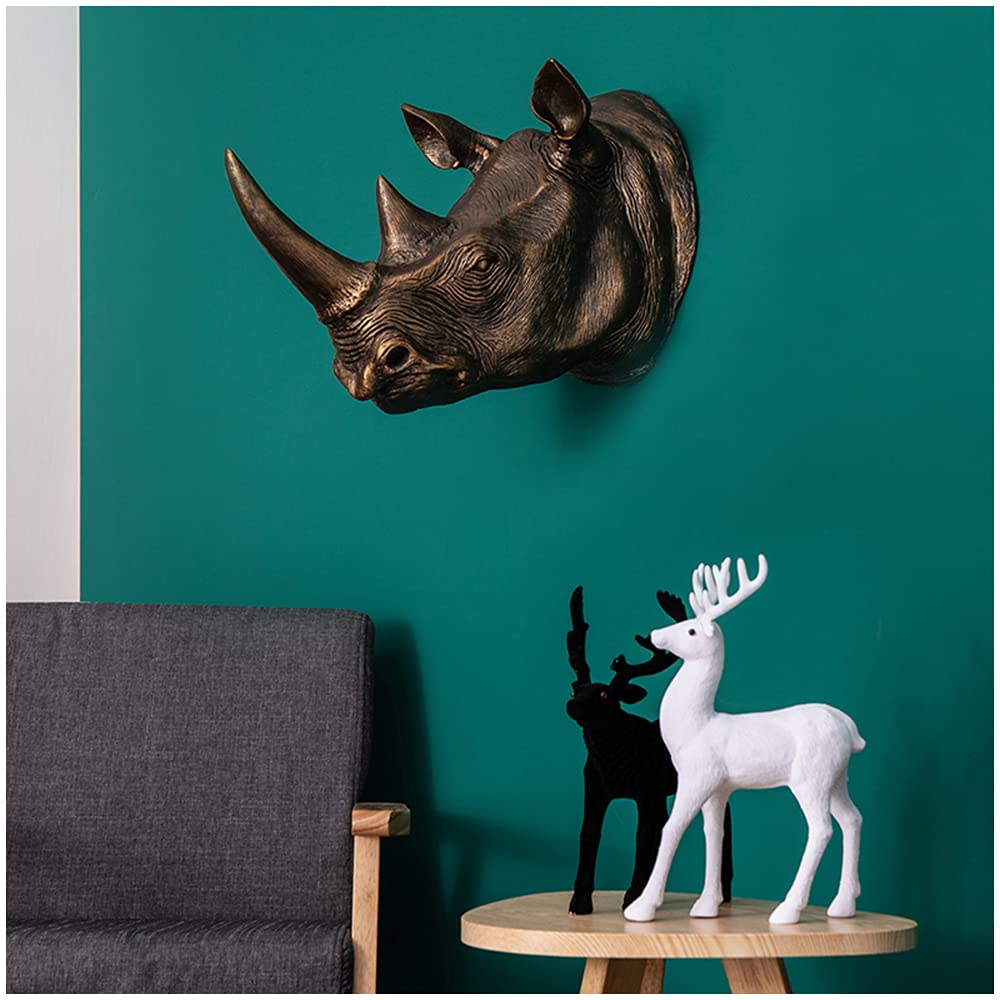 Amazon.co.jp: WORUETE サイの頭 壁掛け - サイの頭の壁彫刻 - 雄大な Amazon.co.jp: WORUETE サイの頭 壁掛け - サイの頭の壁彫刻 - 雄大な