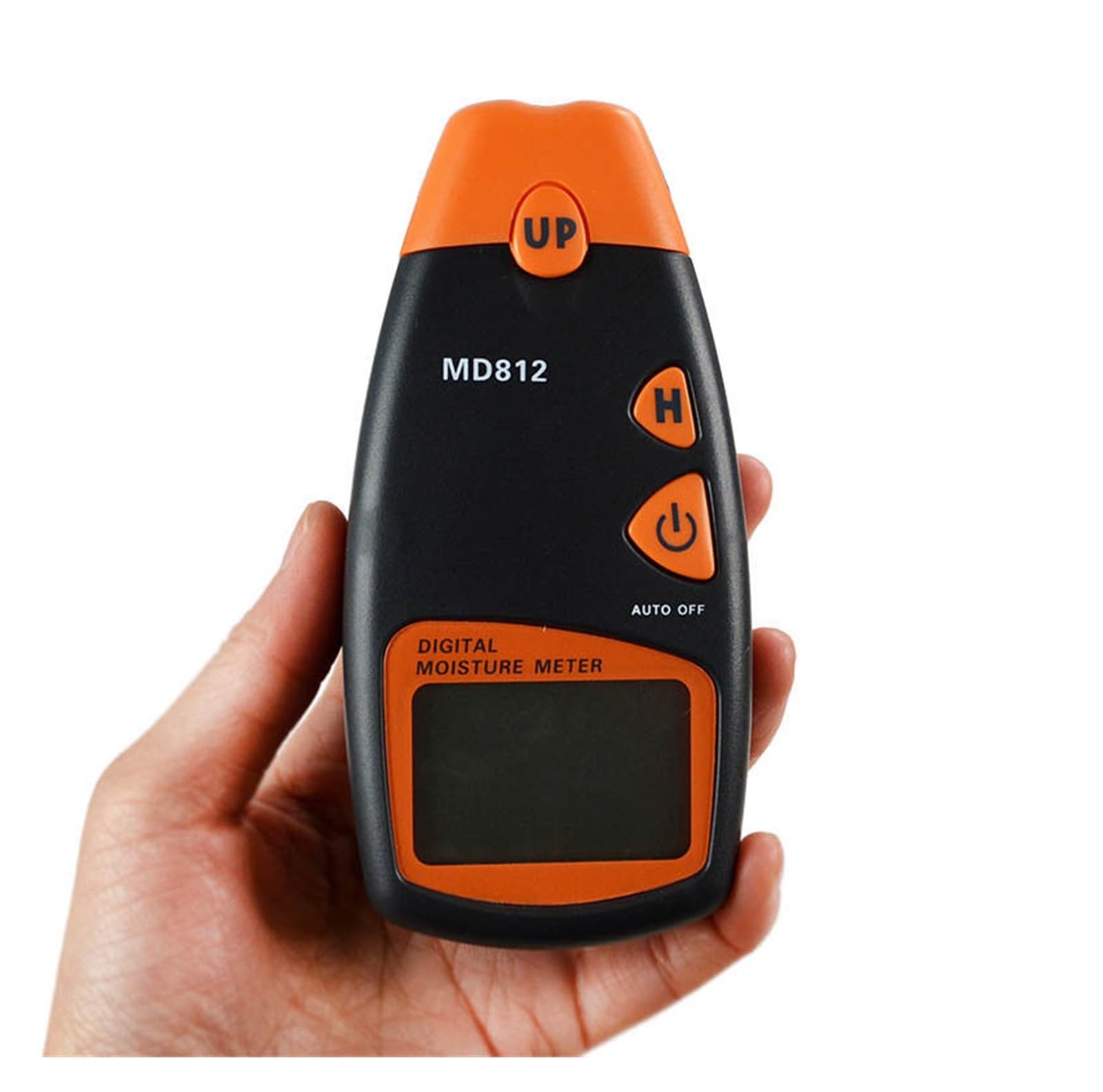 Mnmioio One Color Digital Moisture Tester, 2 Pin Digital Lcd Moisture Meter Humidity Firewood Damp Detector Tester