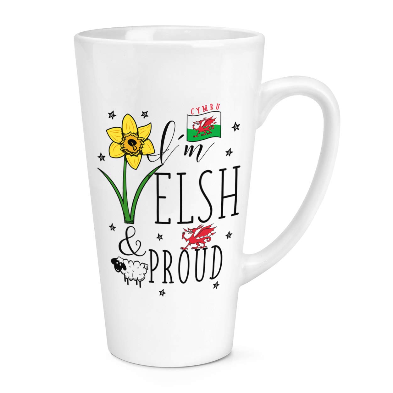 I'm Welsh and Proud 17oz Large Latte Mug Cup