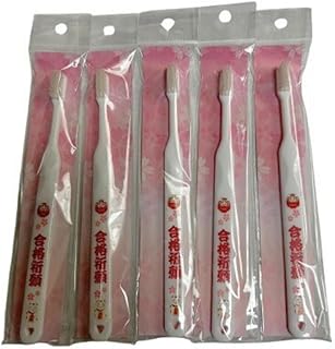 【合格祈願！】受験生向け 合格祈願歯ブラシ 5本セット 毎日「合格」をその手で掴み取る！日々の積み重ねが大きな成果に導く！歯を磨き、自分を磨く！