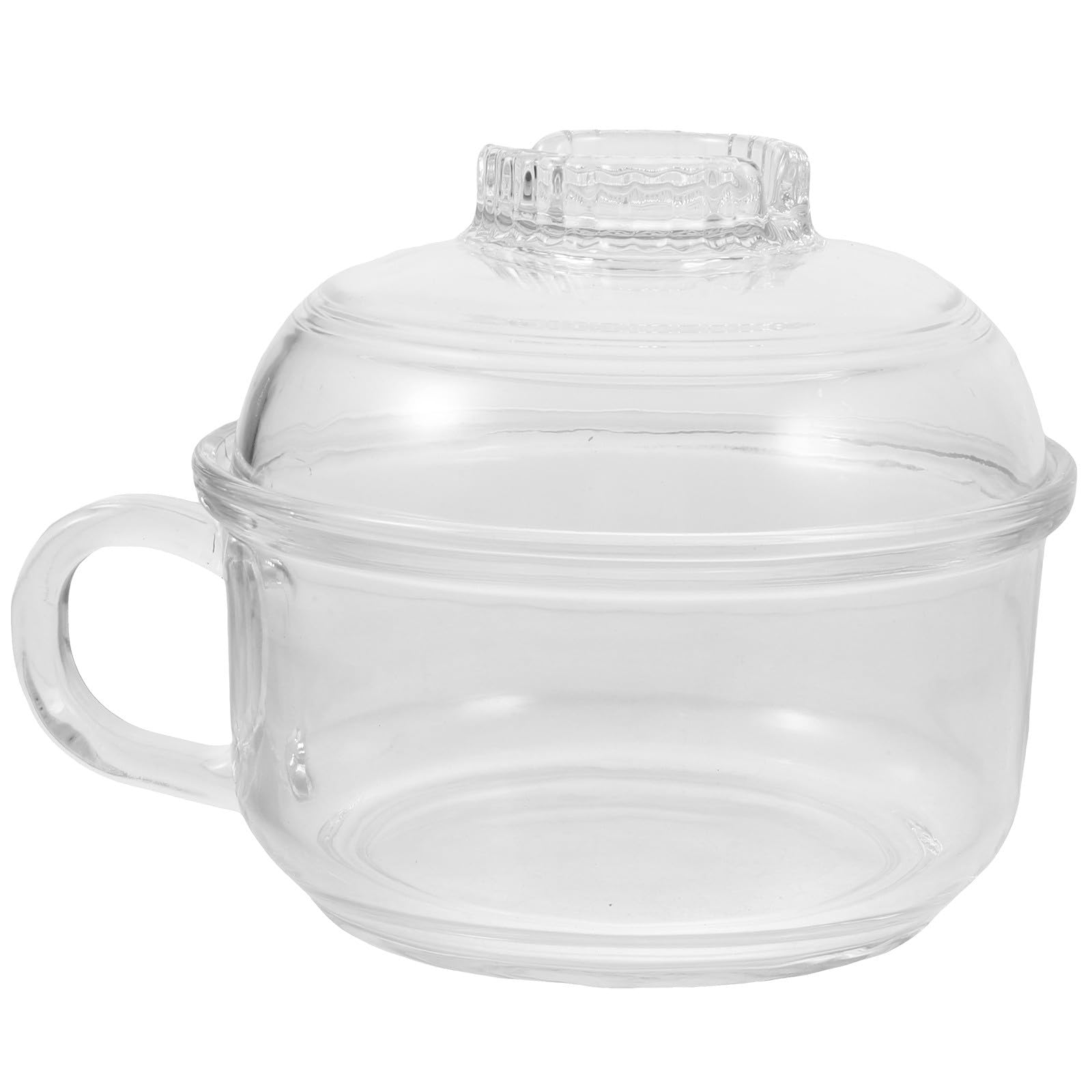 Bol à soupe en verre avec couvercle compatible micro-ondes 250ml