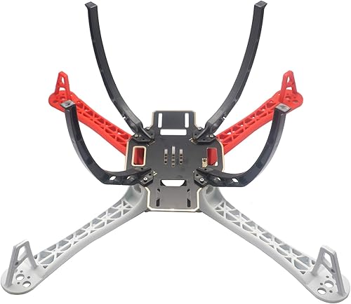 Miniatura 2 de Compartir Goo F450 4-Axis Multi Rotor Airframe 17.717 in Drone Frame Airframe FrameWheel con aterrizaje Skid Gear para RC Quadcopter Kits de marco