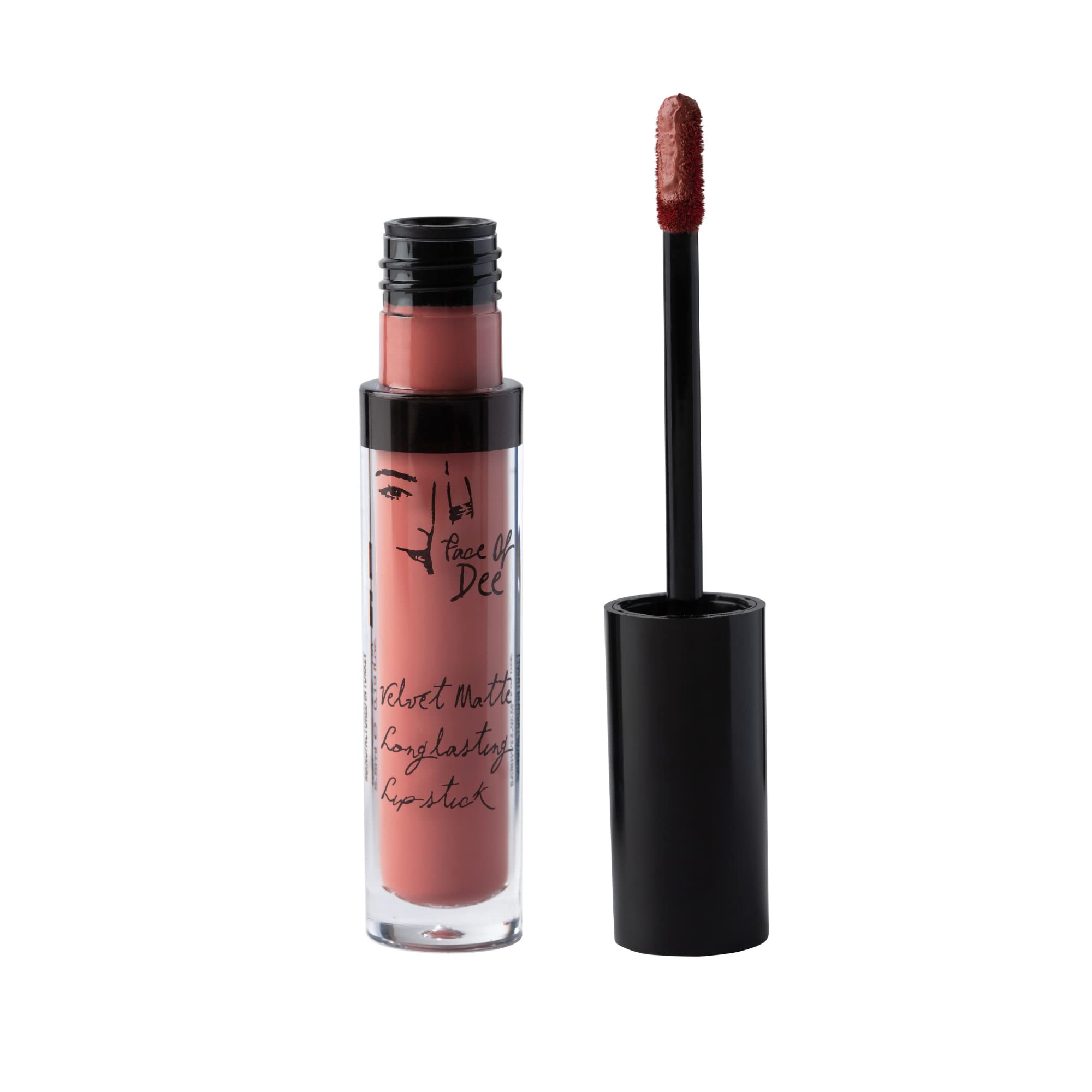 Face of Dee-Velvet Matte Creamy Liquid Lipstick Sean Shades In 13 Color, Long Lasting Waterproof Nude Matte Liquid Lipcolor, Soft Textures for Girls And Women