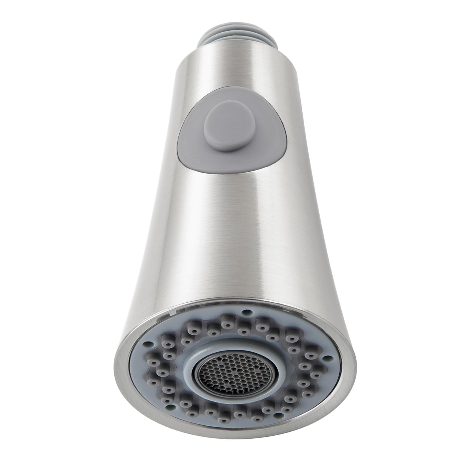 Angle Simple Kitchen Faucet Head Replacement, Sink Sprayer Attachment, Stream and Spray Mode, Brushed Nickel