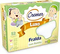 Cremer Fralda Luxo Com Bainha Pc Com 5 Unidades (Embalagem Pode Variar)
