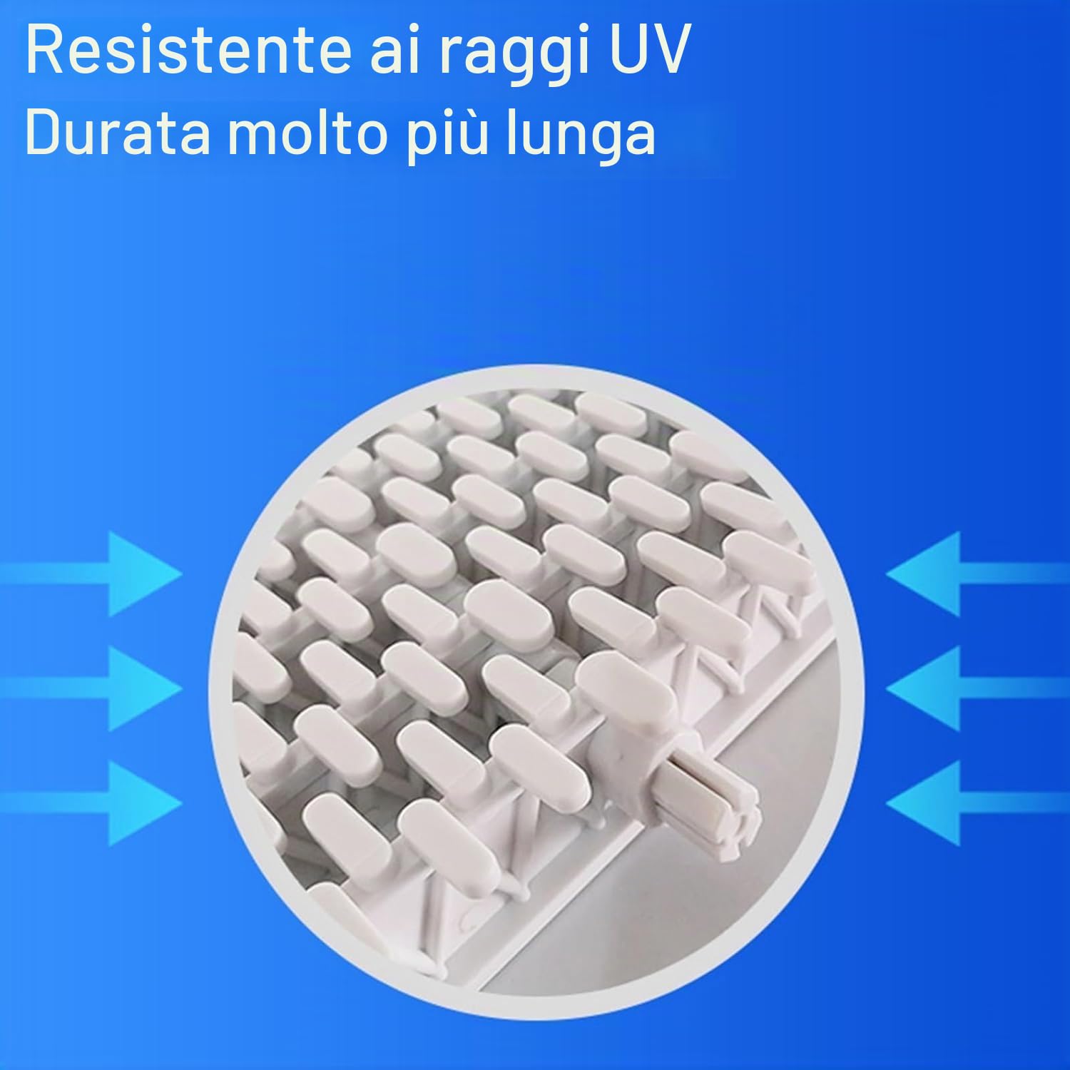 Griglia Piscina a sfioro Griglia di scarico for troppopieno for piscina Copertura for griglia di drenaggio antiscivolo in plastica con collegamento a foro singolo in PP Griglie per piscine(25x