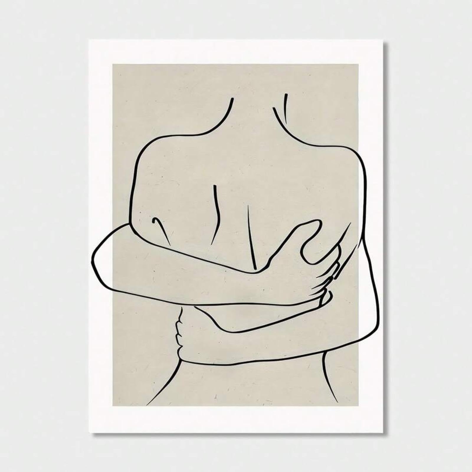 Toile murale bohème Love pour salon moderne affiche couple 21x30cm - 8