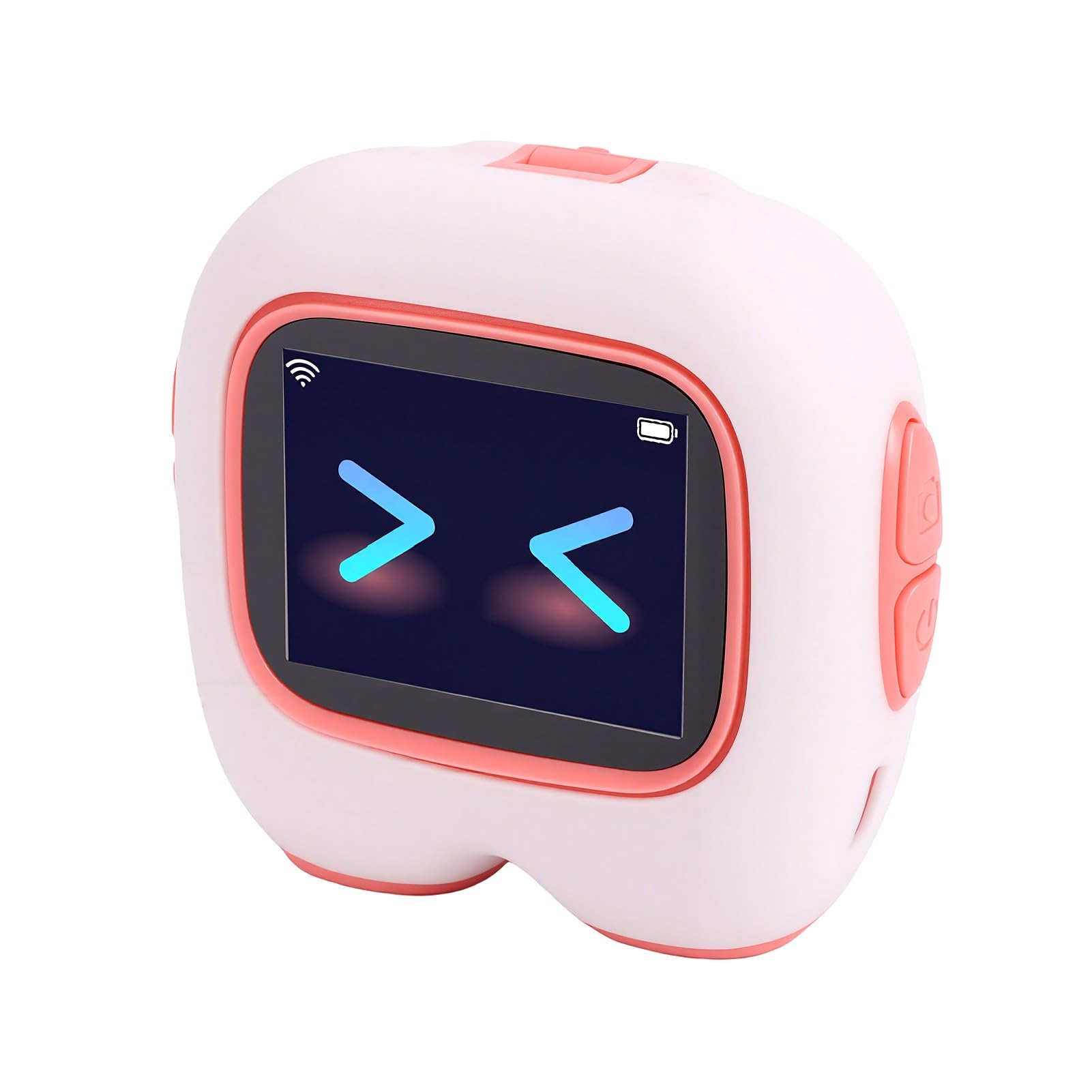 KI Smart Roboter, 2 Zoll Display, 2MP Kamera, 37 Sprachen (PINK)