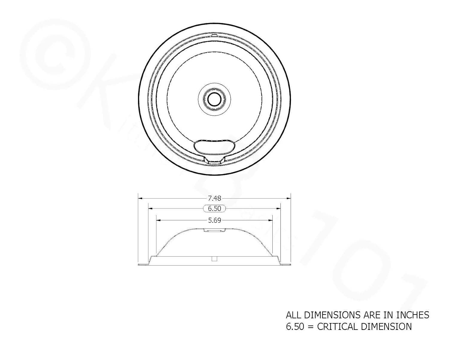 Endurance Pro Universal Terminal Block, 4 Turn 6” Surface Element and 6” Chrome Drip Pan