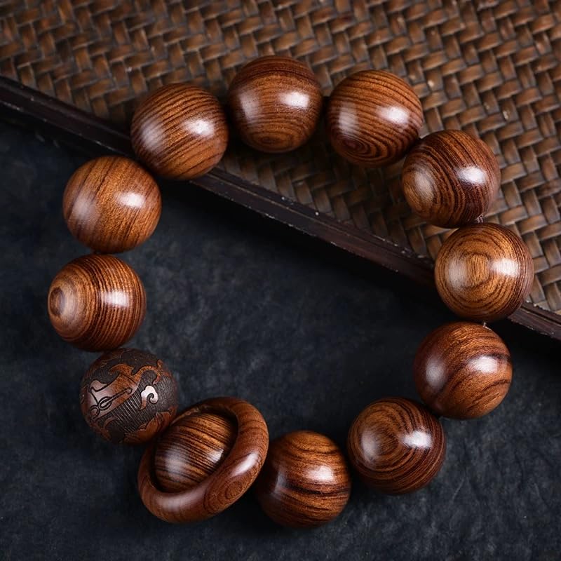 Image of Prayer Bead bracelet Mala Beaded Bracelets for Men Women 12 /15MM
