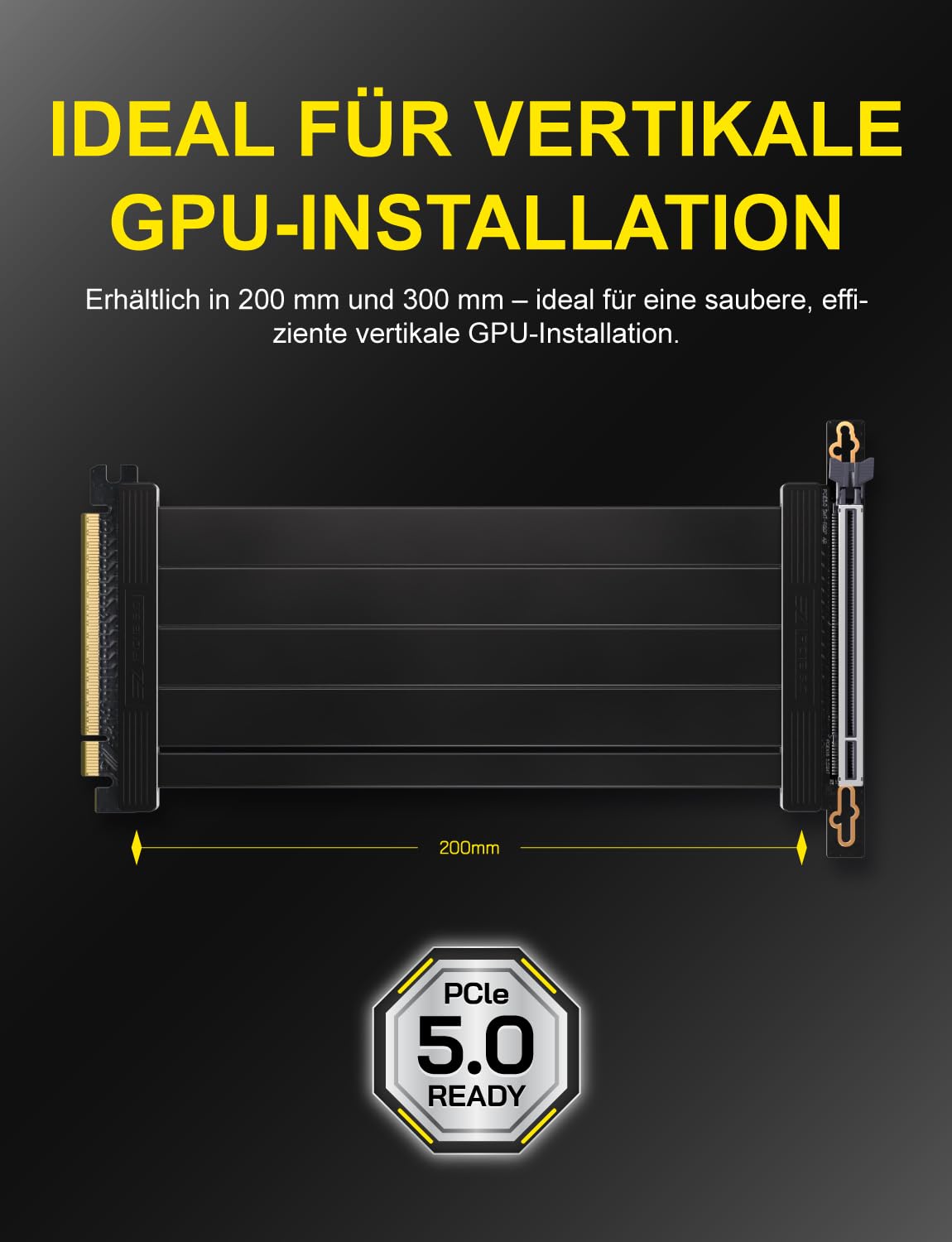 Ezdiy-Fab PCIe 5.0 Riser-Kabel – Bild 7