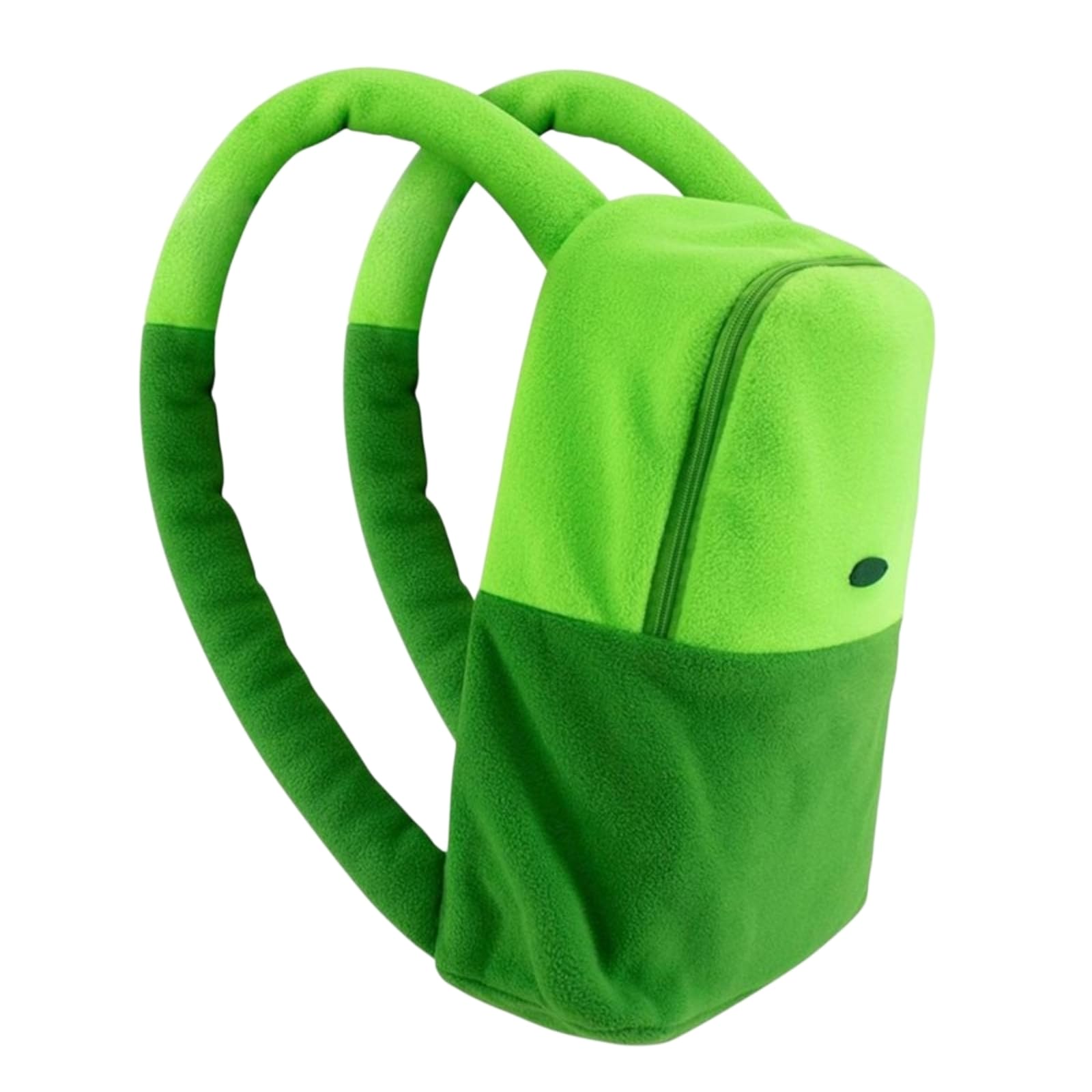 Mochila escolar Anime Verde Peluche Zaino, Cartone Animato Cosplay Accessorio Borsa Unisex Zaino Morbido per Ogni Giorno Indossare Eventi Festa A Tema-Green
