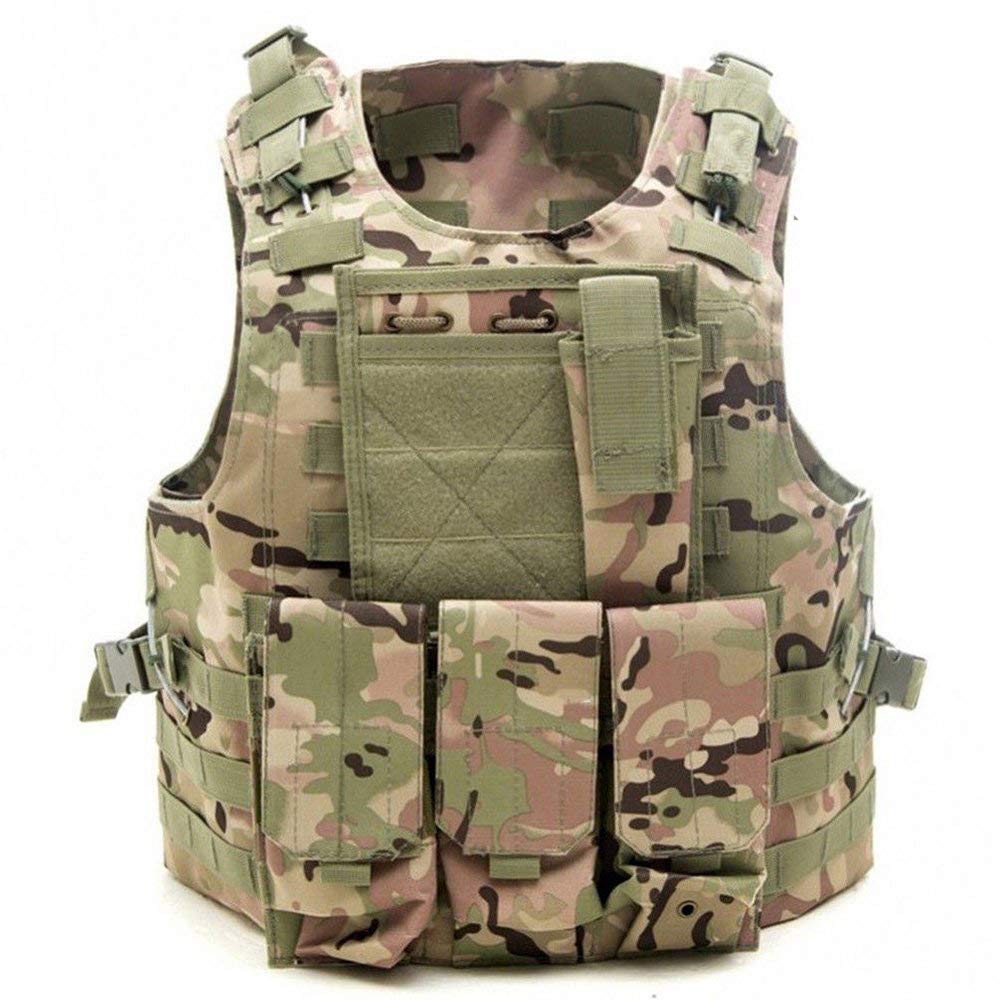 Chaleco Táctico Multifuncional de Caza y Combate Camuflaje