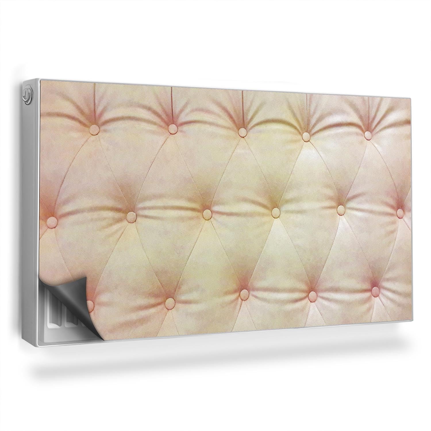 Tapis de radiateur magnétique anti-poussière protection 110x60 cm matelassé
