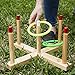 Champion Sports QS1 Wooden Ring Toss Set,Classic