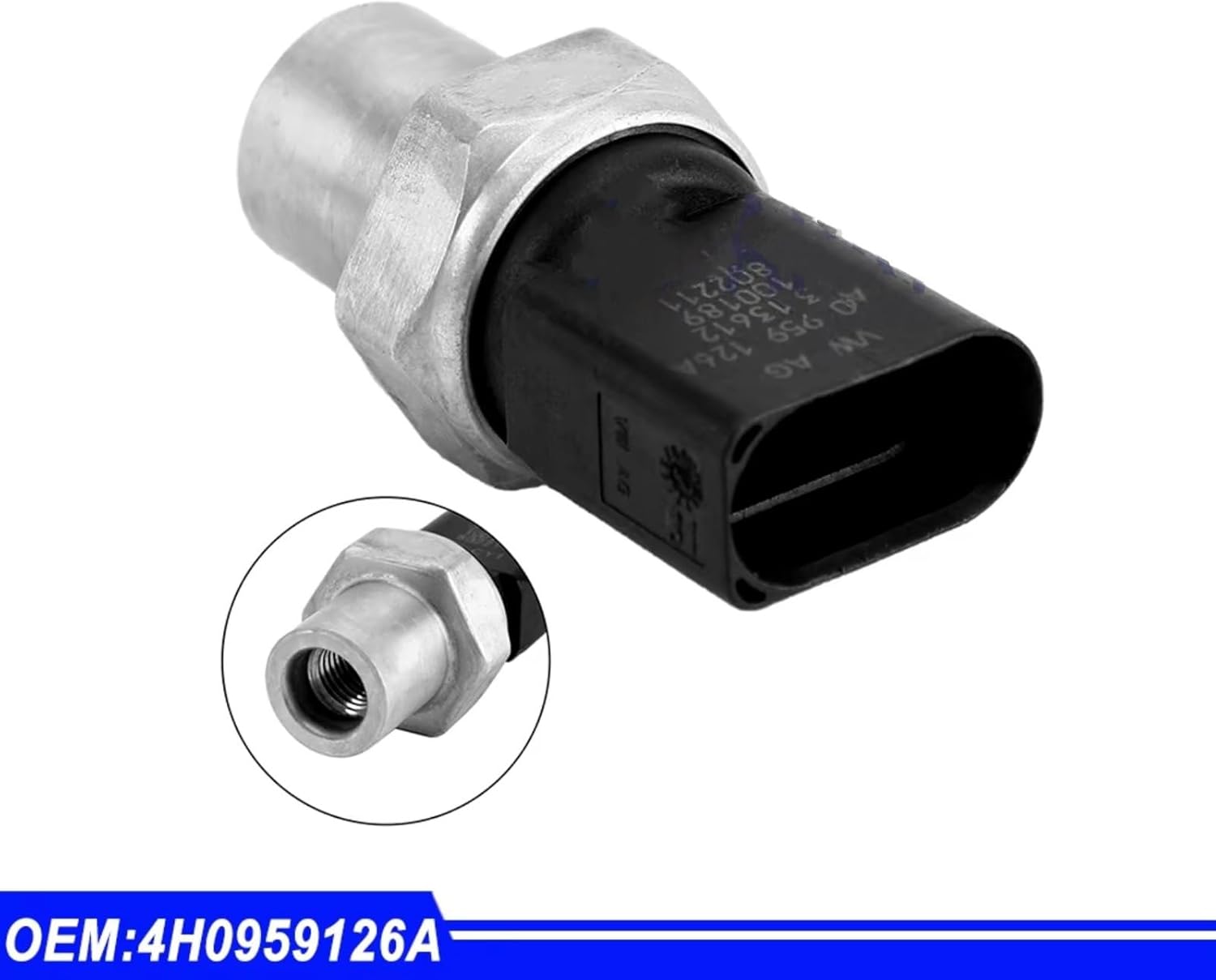 A/C Pressure Sensor for Vw for Touareg 2012 2013 2014 4H0959126A 4H0959126B Air Conditioning A/C Pressure Transducer A/C Sensor Switch 4H0959126