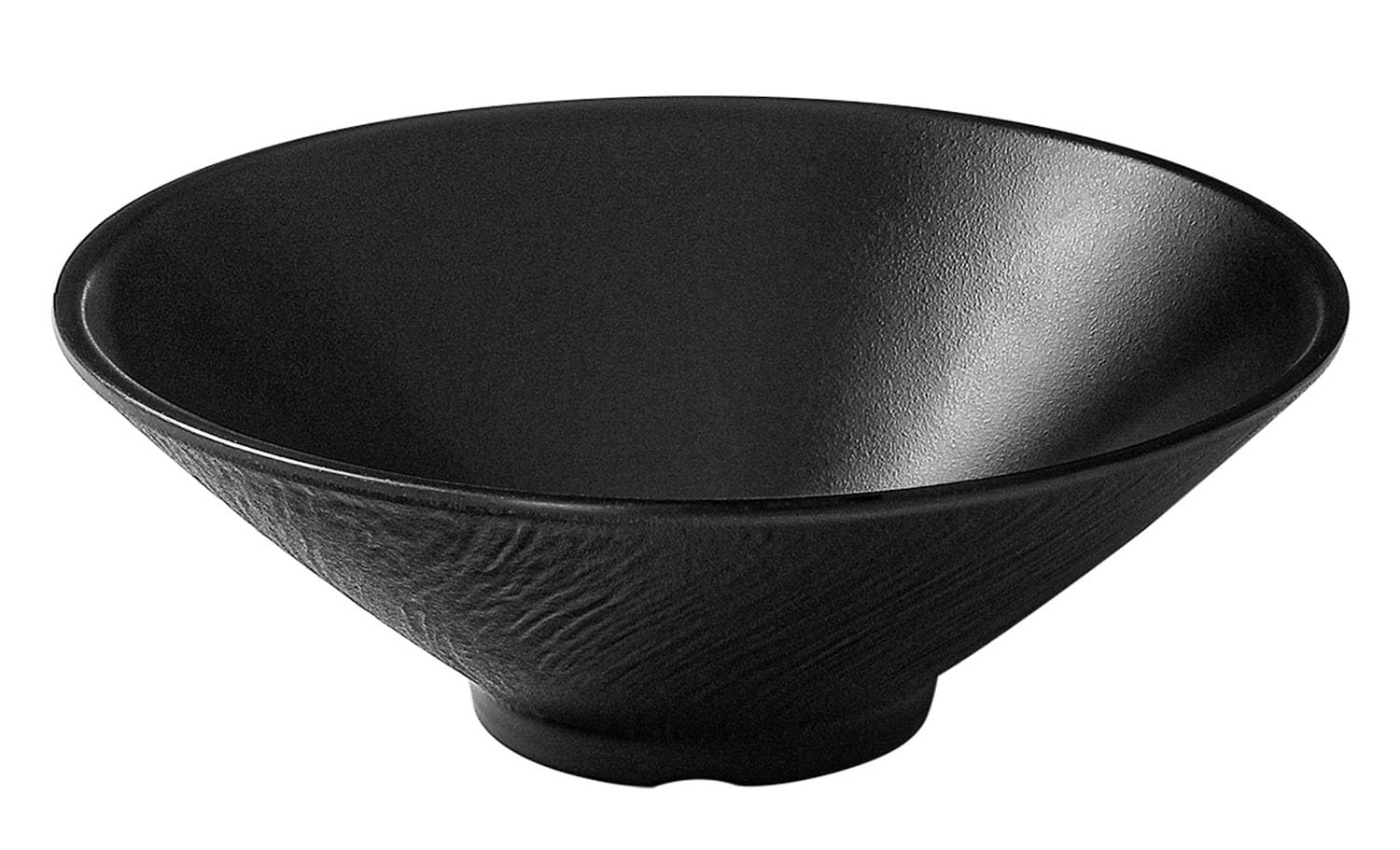 Schwarzes Ramen-Schalen-Set (2-teilig), spülmaschinenfest
