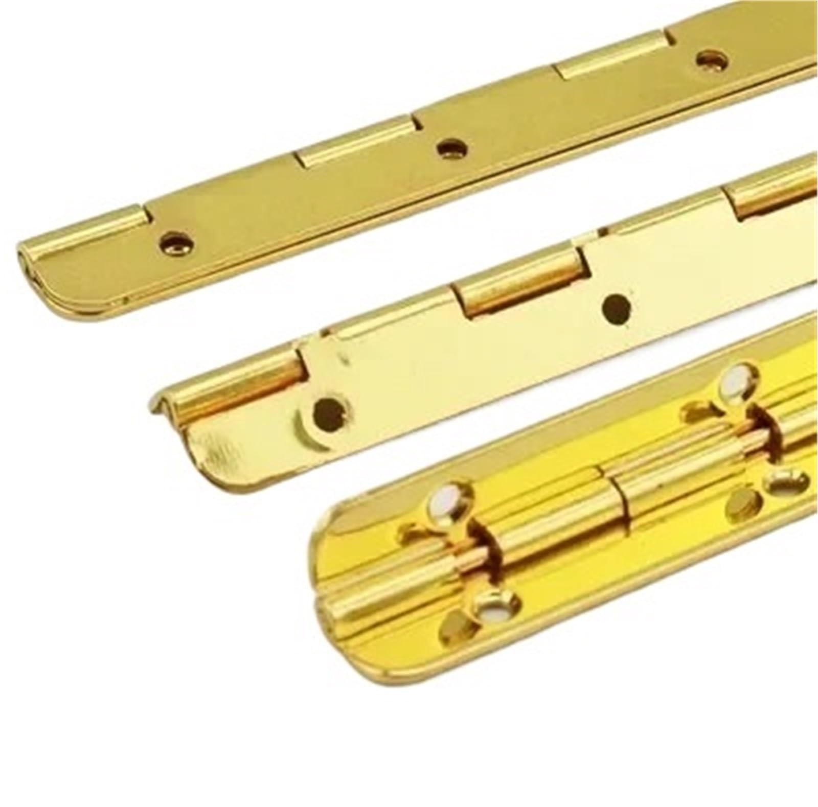 Kdhcvkz Golden 10Pcs Wooden Hinge Piano Hinge(Golden)