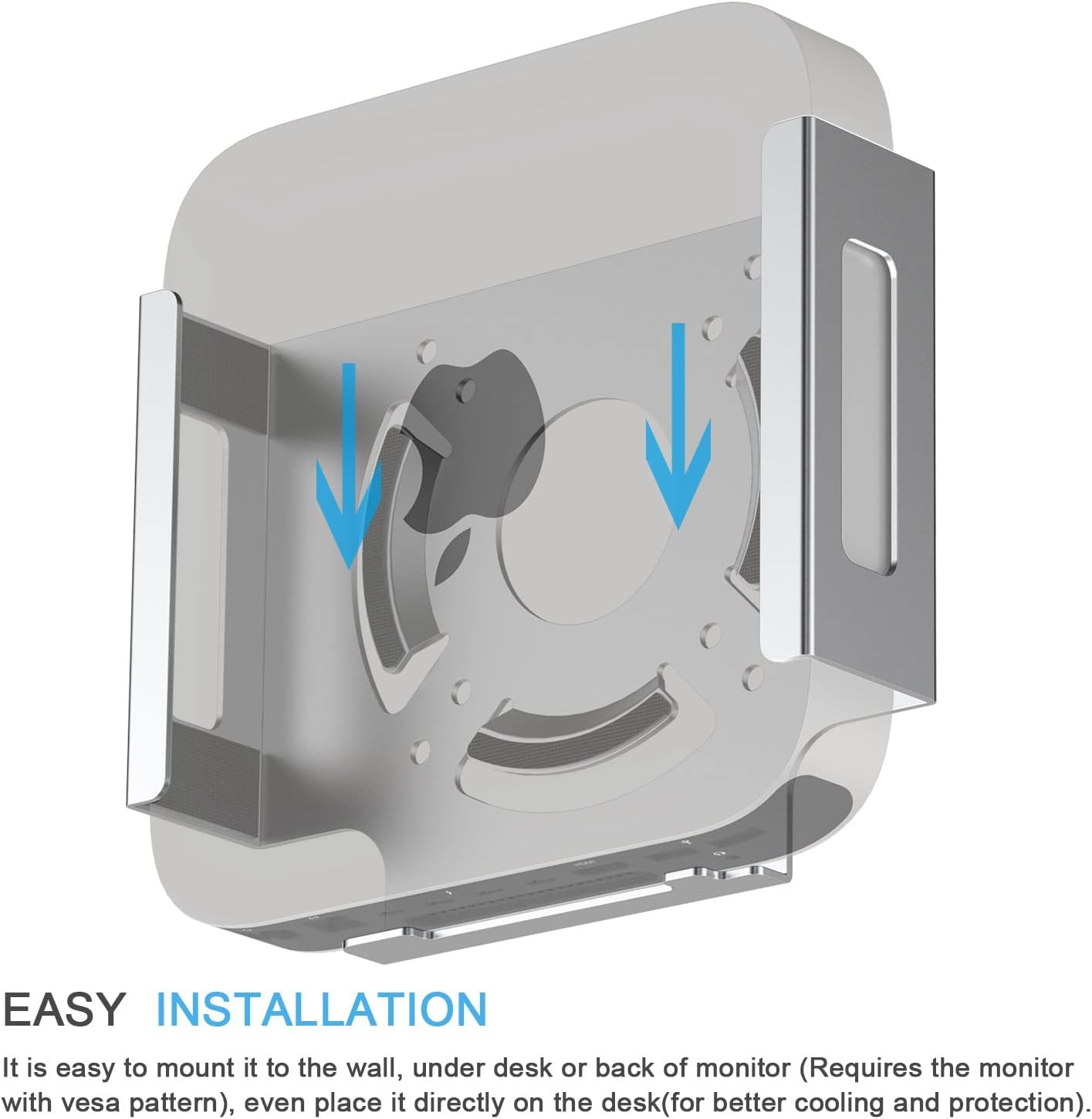 Mac Mini M2 Mount, IFCASE Heat Dissipation Design Anti-Scratch Behind... - Picture 20 of 24