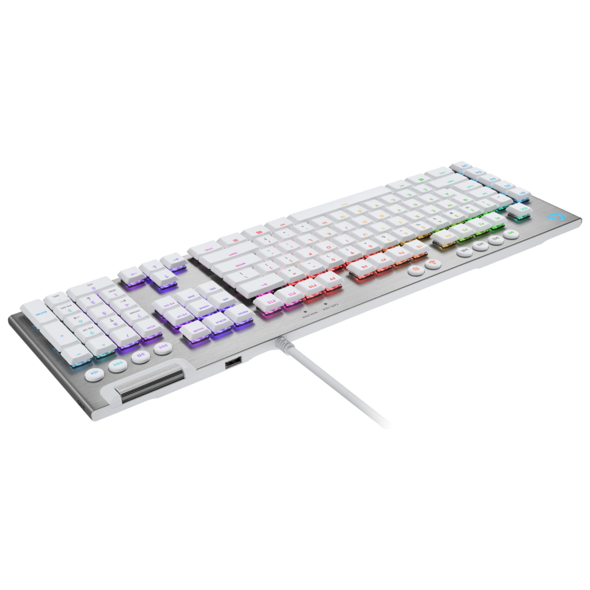 Logitech G815 RGB Clavier Gaming GL Tactile Usb Azerty Français Blanc