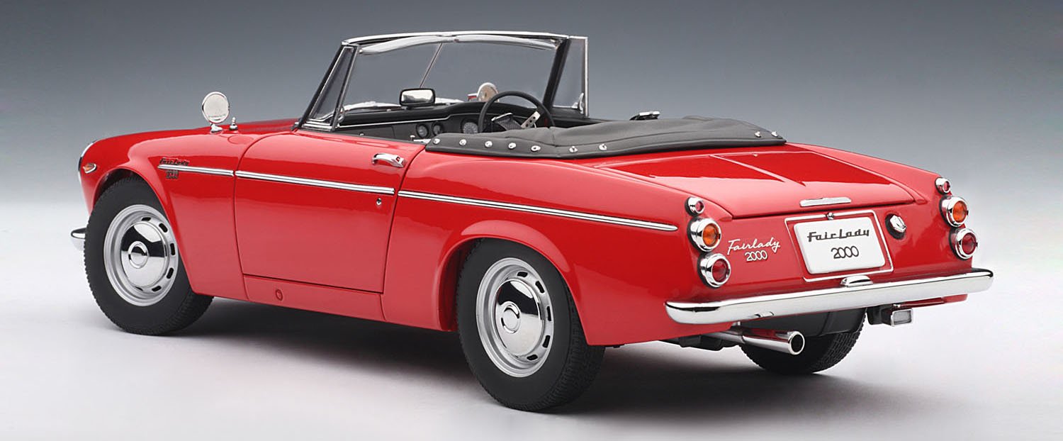 Datsun Fairlady 2000 SR311 Red 1:18 Autoart : Amazon.com.au: Toys