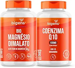 Kit Coenzima Q10 + Bio Magnésio Dimalato, Biogens
