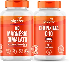 Kit Coenzima Q10 + Bio Magnésio Dimalato, Biogens