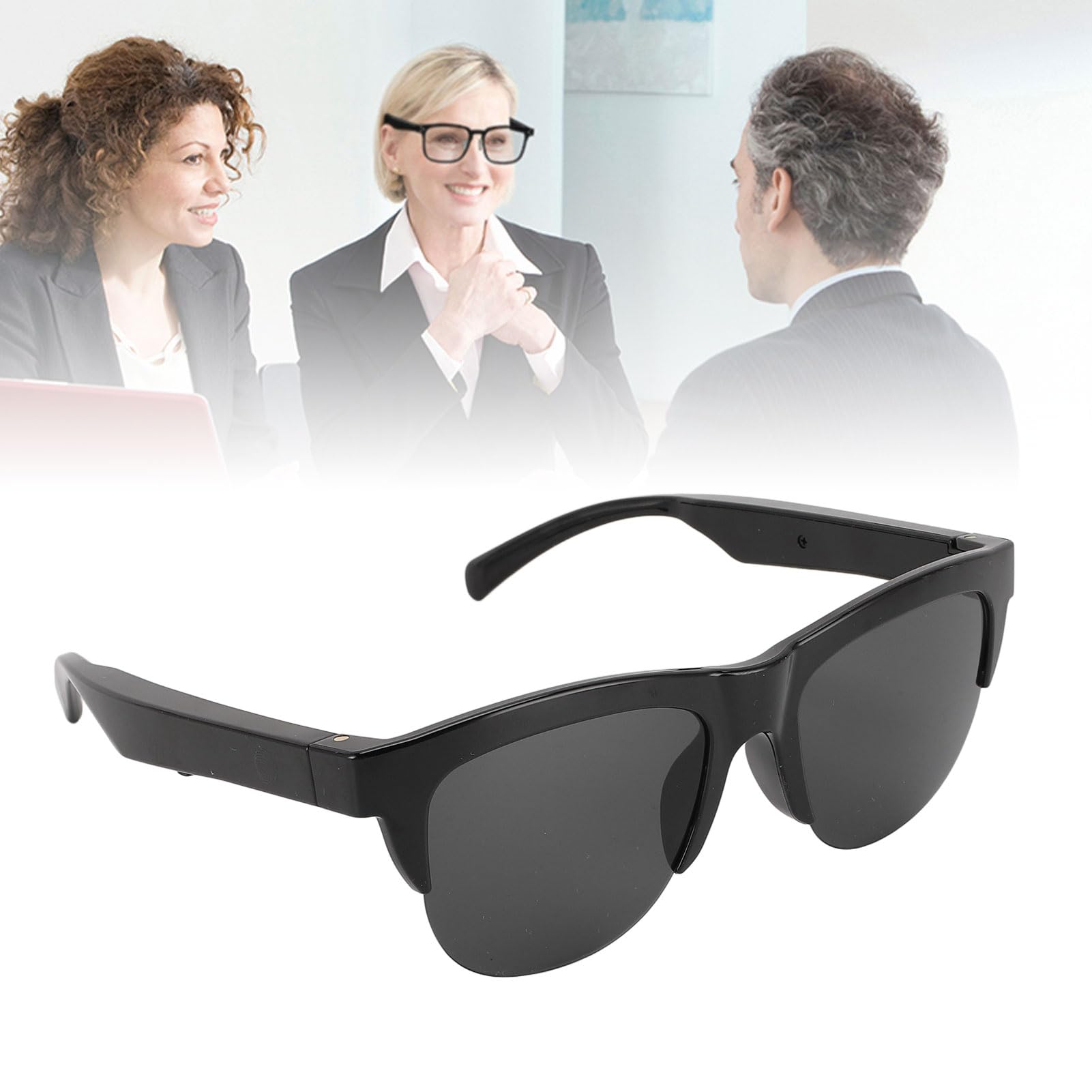 AI Translation Smart Glasses - Real-Time Translation For 160+ Languages, Noise Reduction, Polarized Lenses, Bluetooth