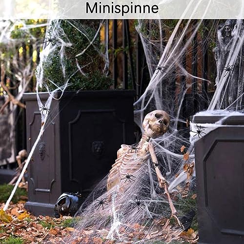 SSHUIKKAI 50 Stück Gummispinne, Spinne Spielzeug, Fake Spinne, Spinne Halloween Groß, Plastik Spinne, for Halloween Parties, Fool's Day(50pieces)