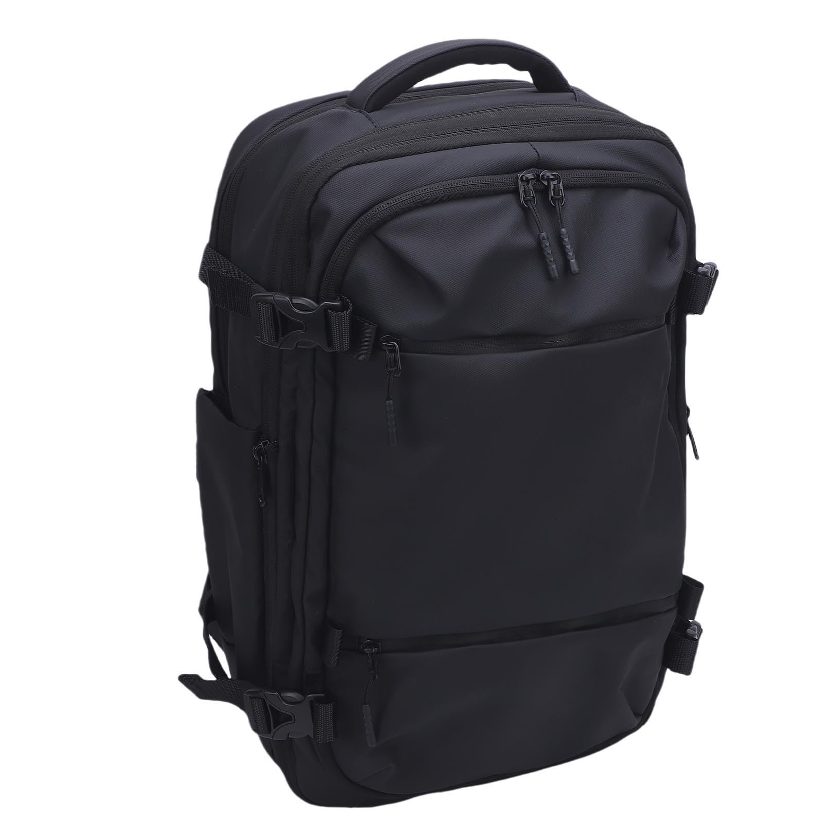 Fafeicy Mochila de Vacío, Mochila de Aire de Tela Oxford Expandible con Cerradura TSA, Puerto de Carga USB, Bolsa de Compresión para Viajes