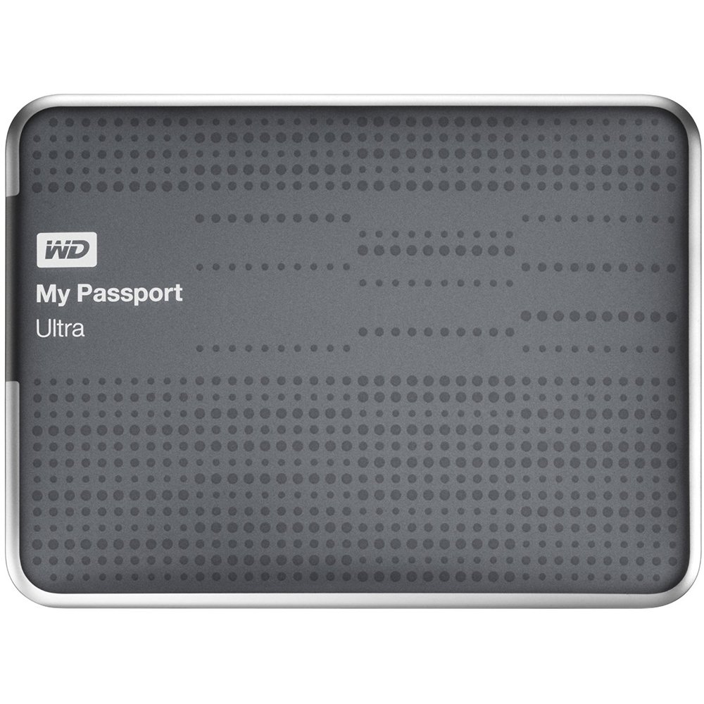 プレミアムストレージ My Passport Ultra 1TB シルバー WD 1TB Silver My Passport Ultra Metal Edition External Hard