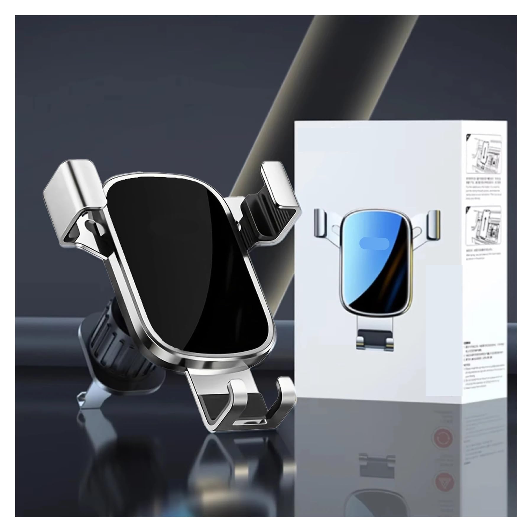 Supporto universale for cellulare da auto Gravity Air Vent | Supporto fisso speciale sicuro for la navigazione di guida in auto(A)
