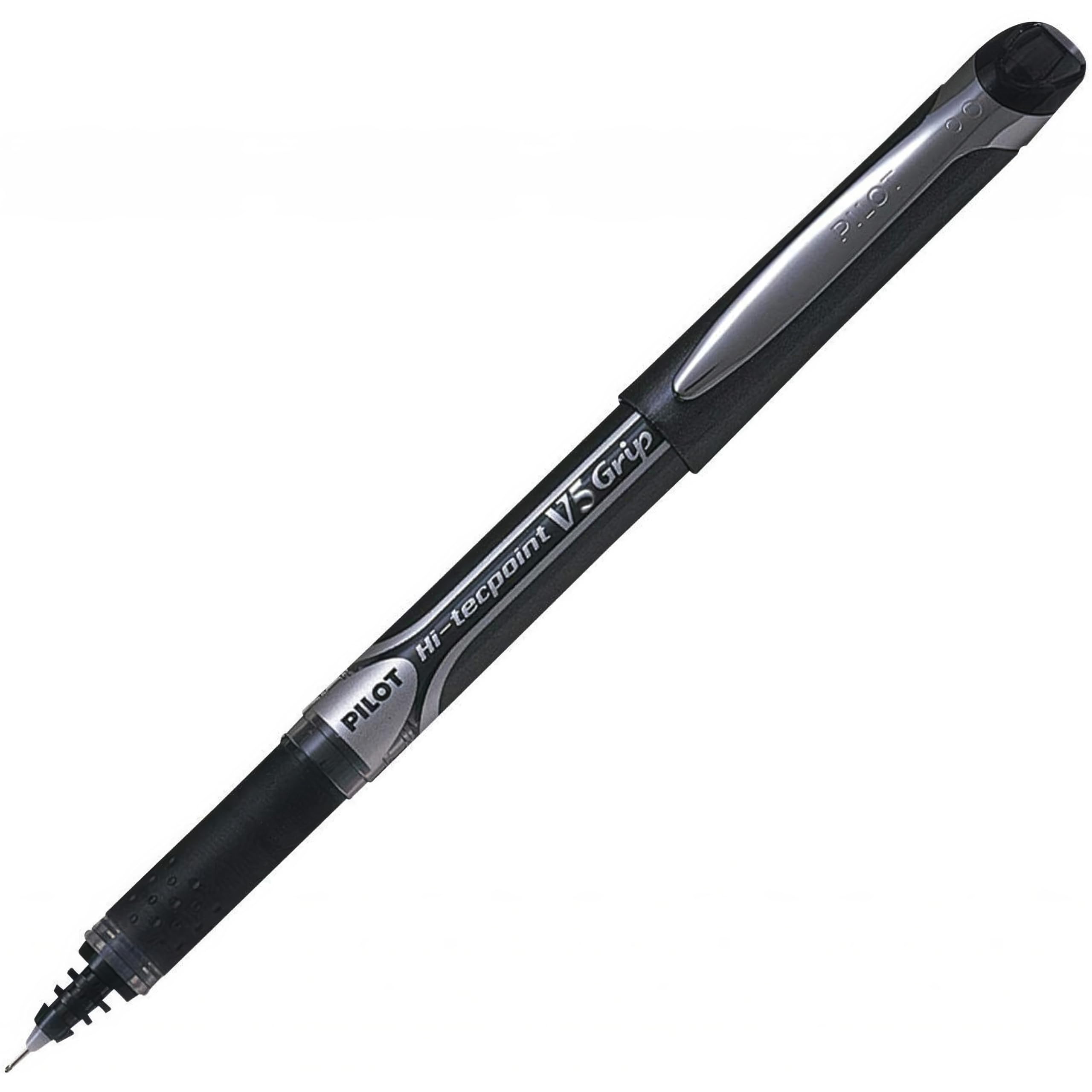 Pilot V5 Grip Rollerball Pen Bxgpn-V5 - Black / Pack of 12