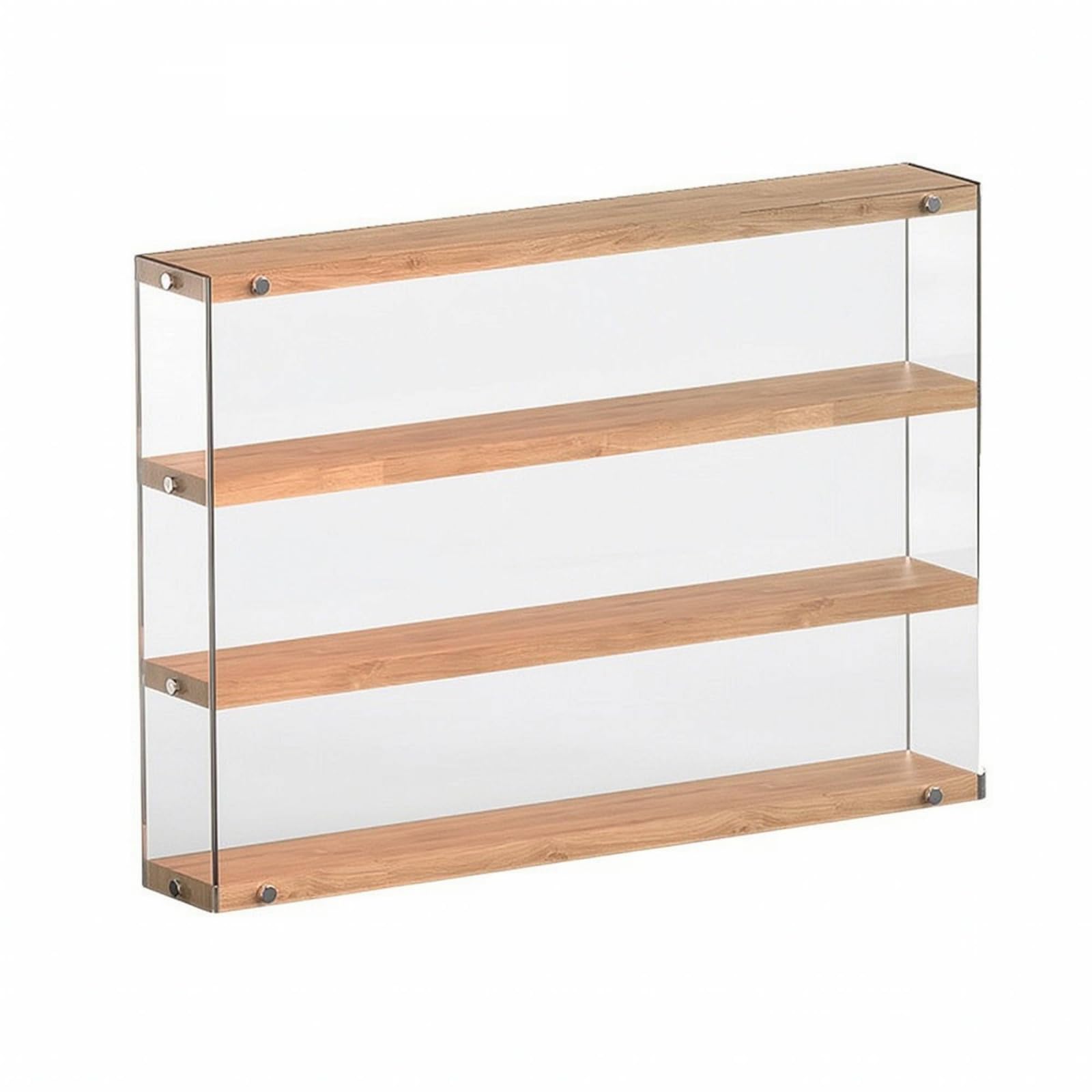 Zufallsbox-Figuren-Vitrine aus Acryl hochtransparent Puppenvitrine transparent Acrylvitrine für Hobbyisten, 60CM, 3-Stufig