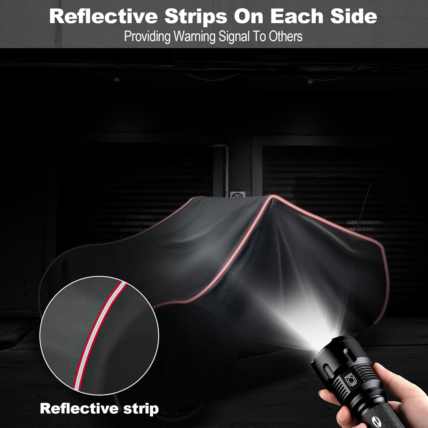 XYZCTEM Premium Can-Am RT Cover, 2010-2019 Weather Water Resistant Upgraded UV Resistant Indoor Outdoor Protection Full Cover with Reflective Strip & Storage Bag