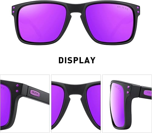 Miniatura 3 de Gafas de sol polarizadas deportivas para hombre, gafas de sol de marco flexible para pesca deportiva masculina