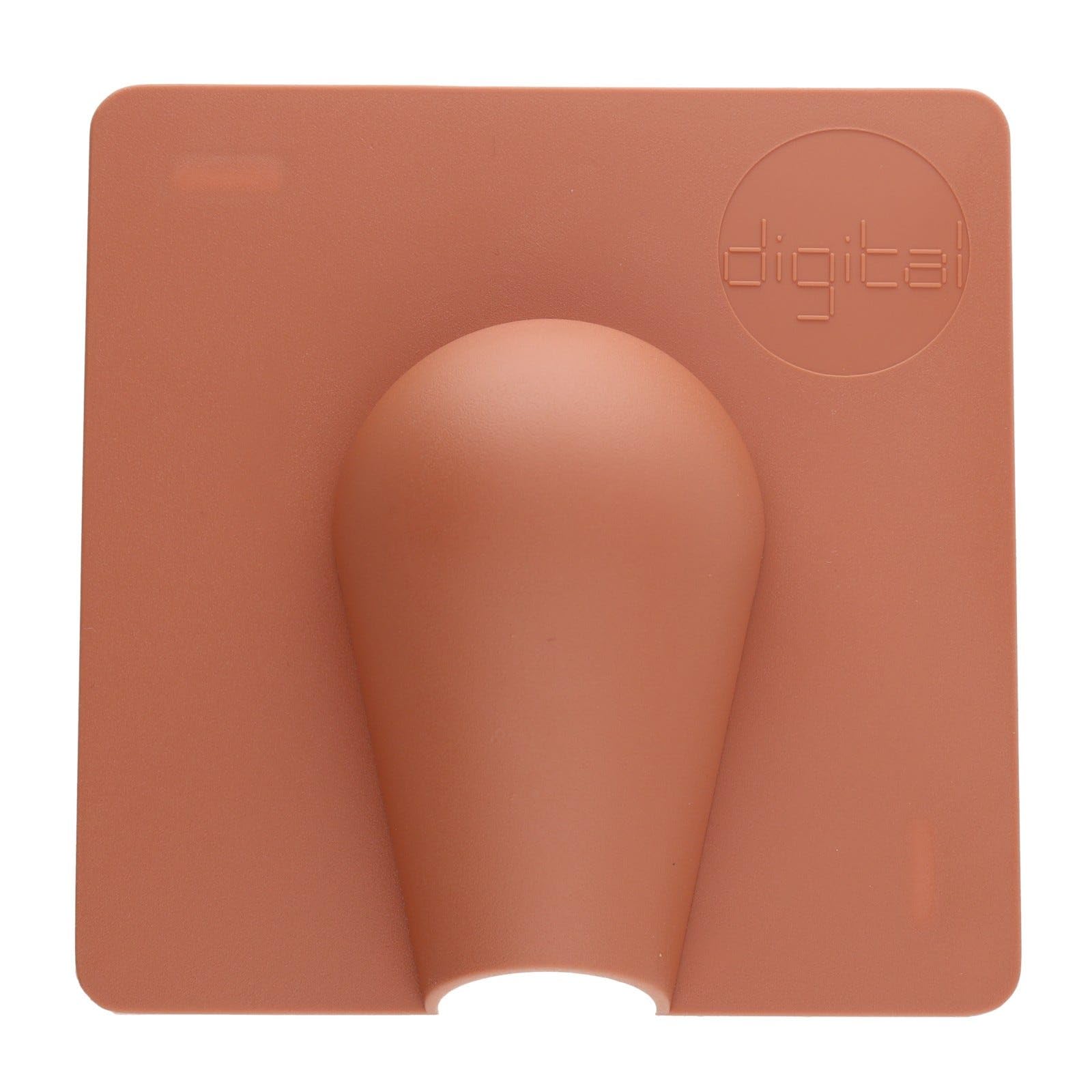 kenable Tapa de Pared Exterior para Cables Marrón - Cubierta de Orificio de Entrada/Salida para Ladrillos - 110 x 110 x 33 mm - Previene Filtración de Agua