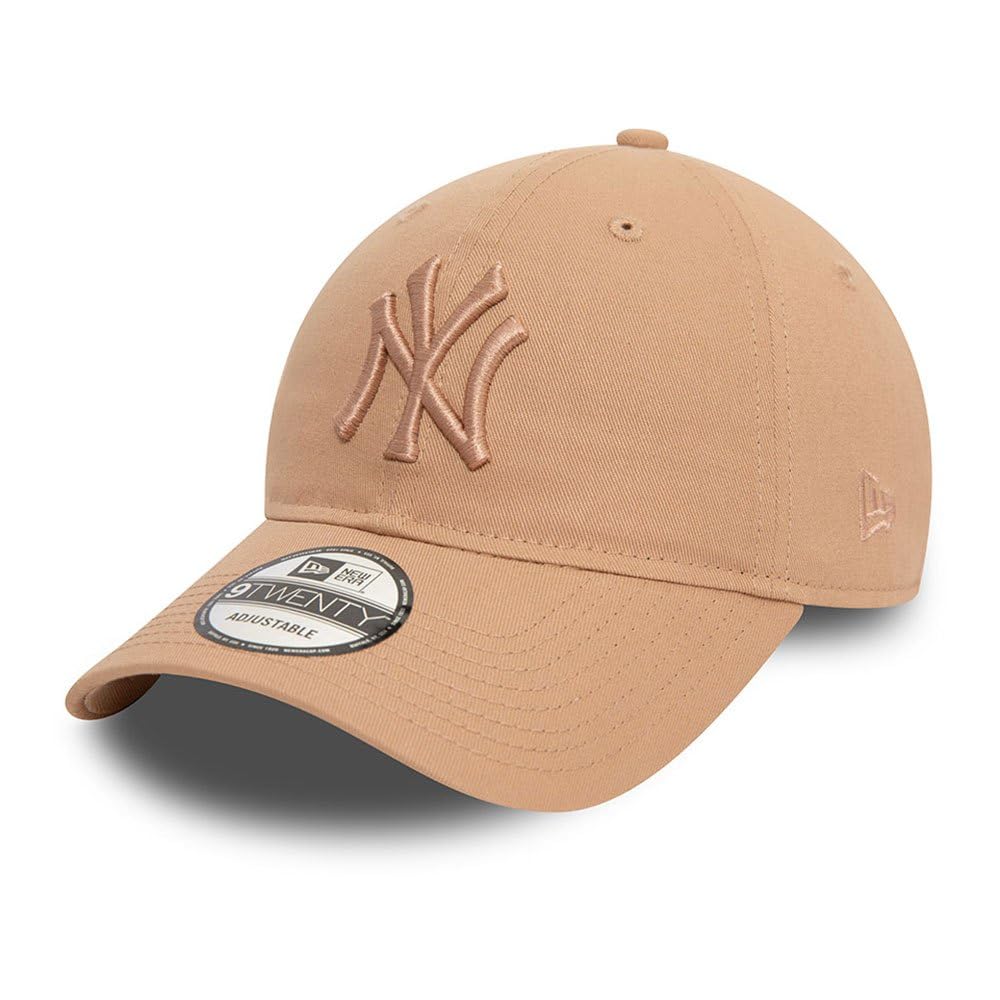 New Era Unisex Med Beige Adult's 9Twenty League Essential Mlb New York Yankees Baseball Cap Hat