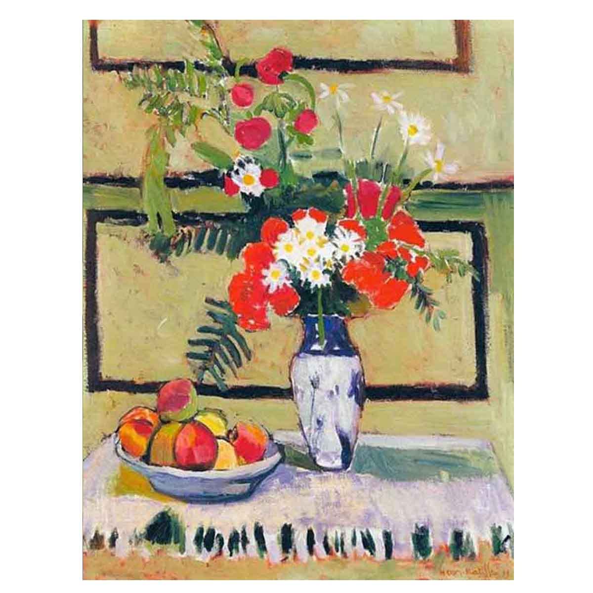 Amazon.com: Henri Matisse《Flowers and Fruit》Abstract Home
