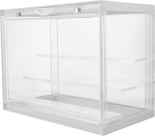 Clear Display Container Statue Display case handicrafts case Clear Display case Model Display Holder Figurine Display case Model case Model Display case Showcase Storage abs