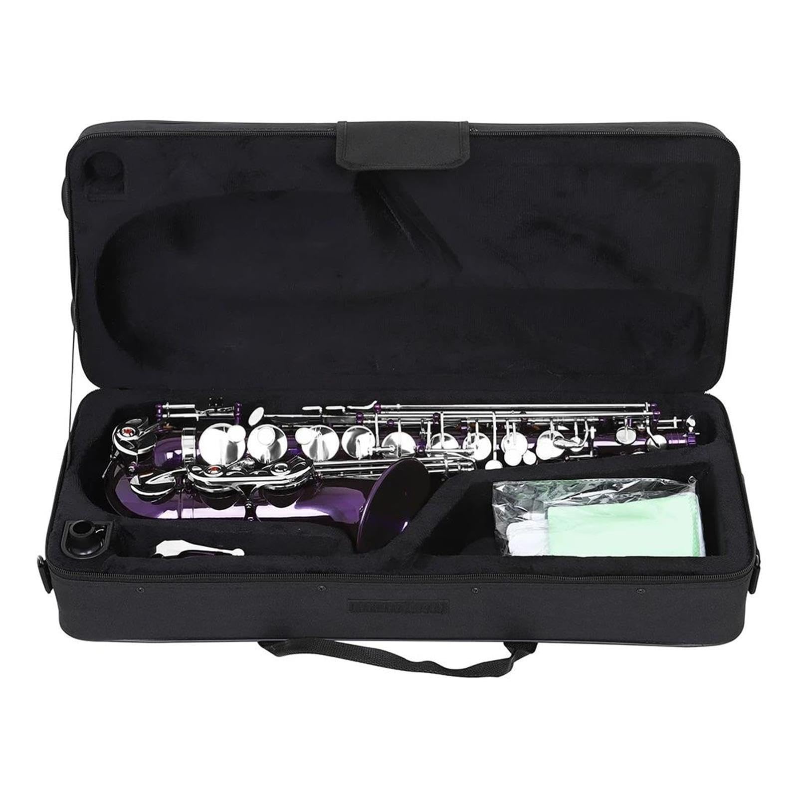 Saxofón Alto Cuerpo Latón Púrpura Eb