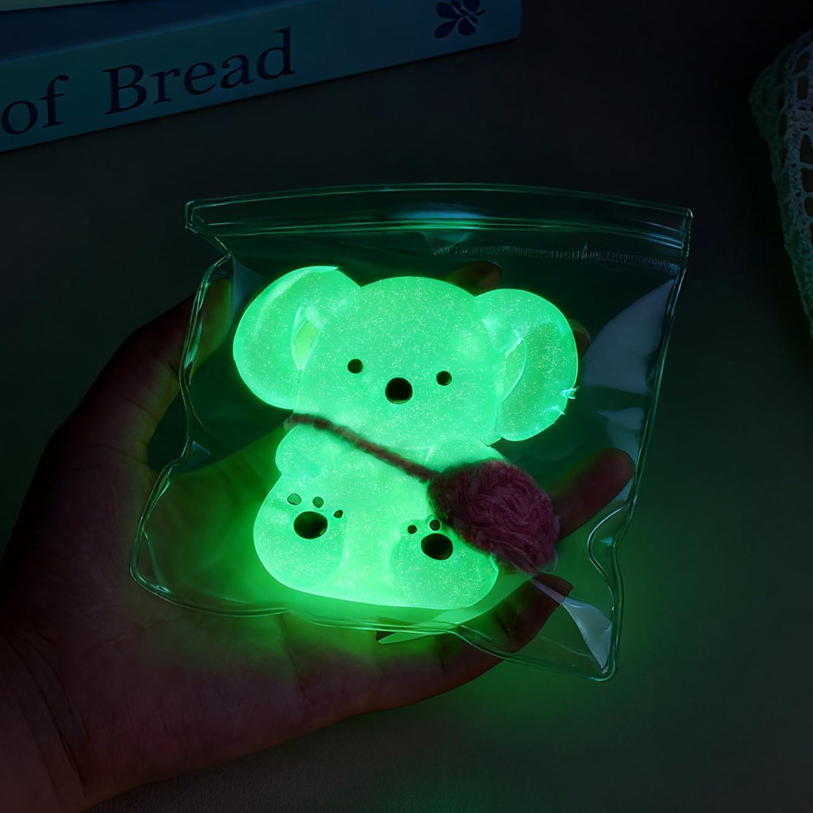 Anboor 2 Koala Squishy Morbidi – Luminosi Al Buio, Giocattolo Antistress In TPR, 8,5 Cm, Per Bambini E Adulti - 2