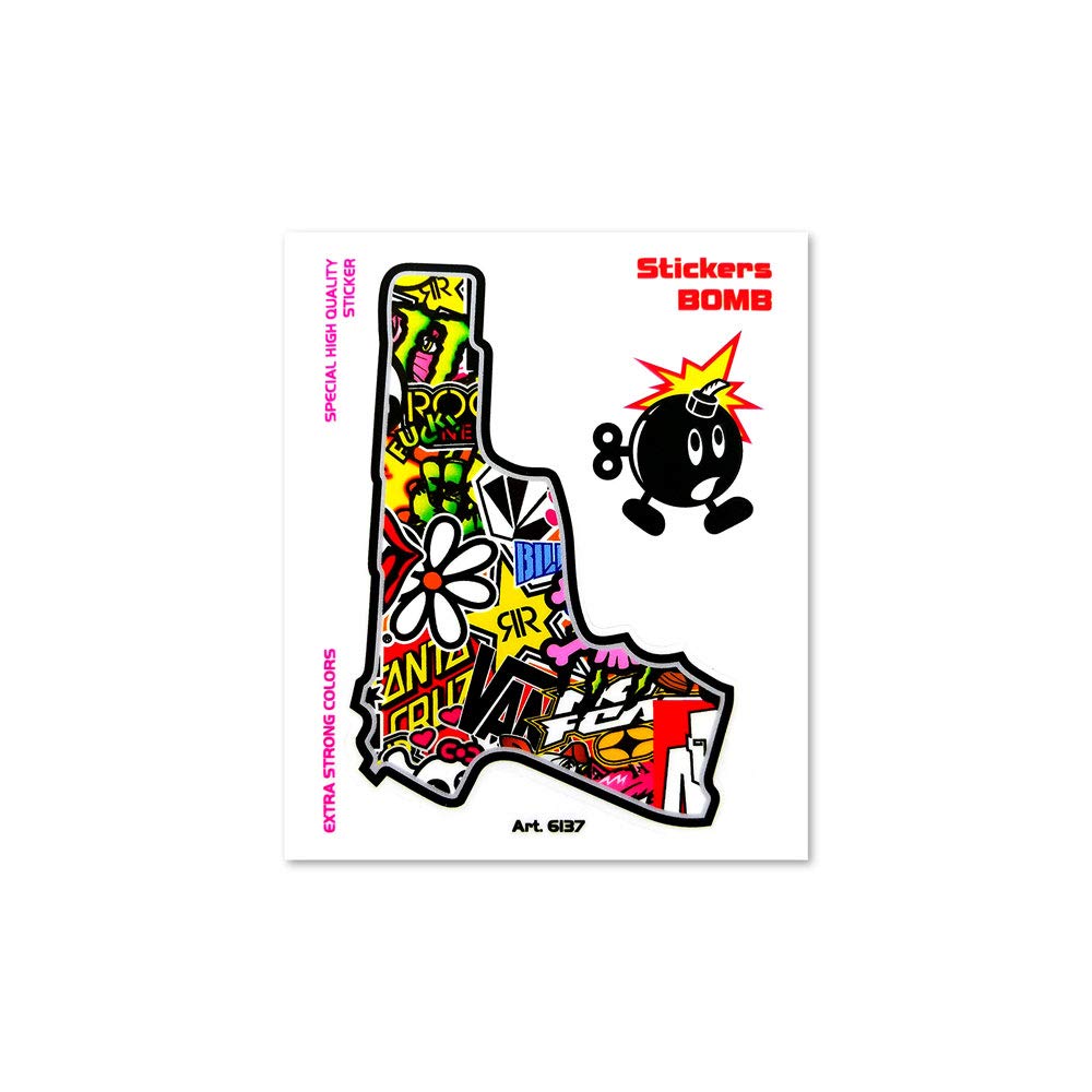 4R Quattroerre.it Sticker Bomb Gun, 10 x 12 cm