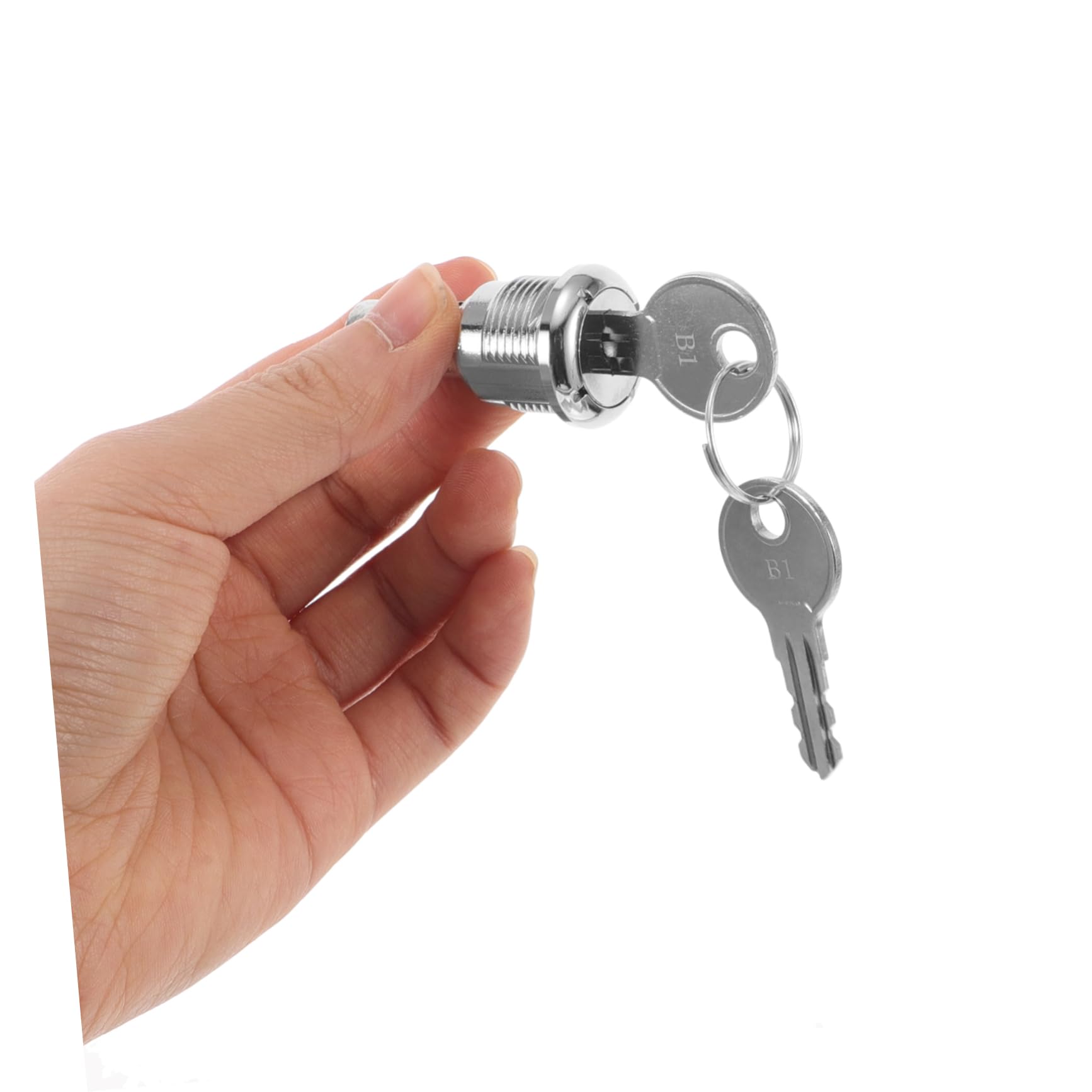 Chiave per Distributori Automatici Versatile in Plastico e Metallo Argento Serratura Resistente per Macchine da Dolci e Bevande dal Design Moderno
