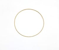 Vista 3 de Gold Guitar String Coil Bracelets Stack Stainless Steel Set Layered Thin