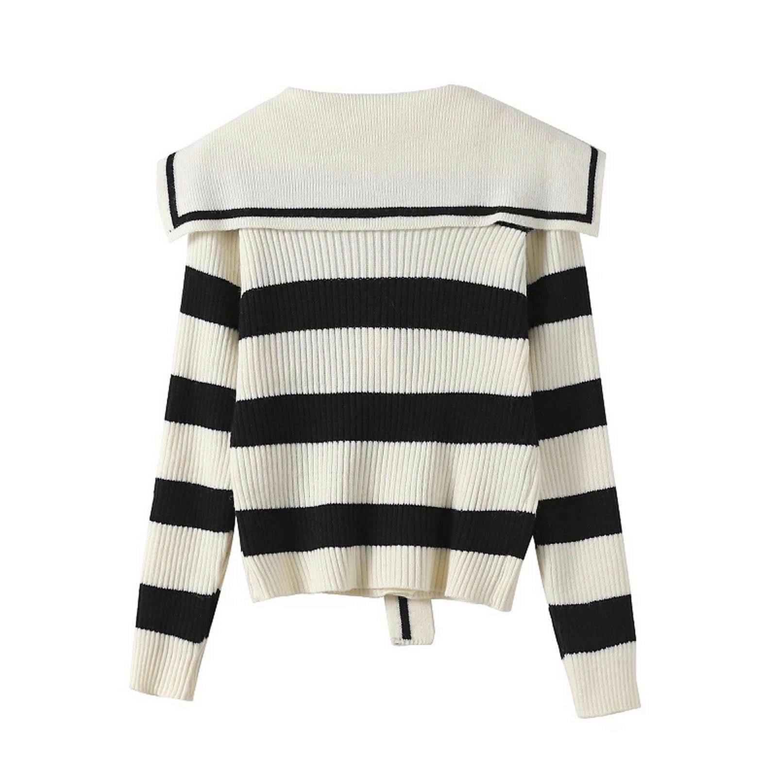 Maglione Donna Cardigan Collar Cardigan Autumn Women A Pezzi Single Maglione A Maniche Lunghe Casual Knictwear in Stile Preppy in Stile
