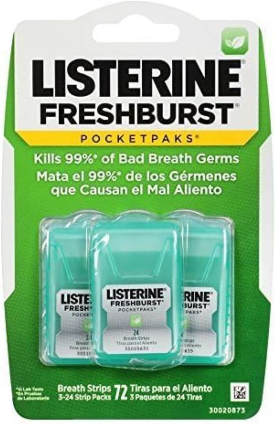 Listerines Freshburst 72 Strips Refresh Your Breath With The Cooling Taste Of These Breath Strips 72 Strips (Imported USA)
